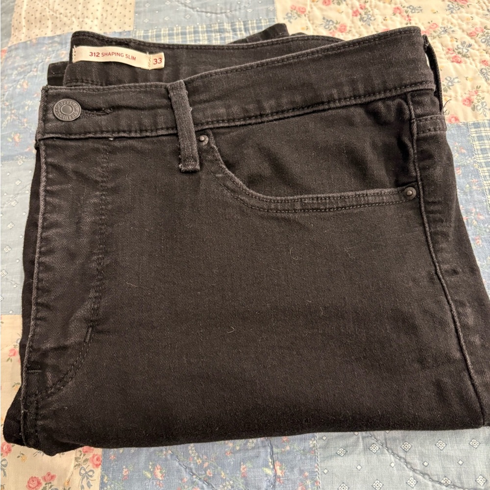 Levi's Women's Jet Black Skinny Jeans